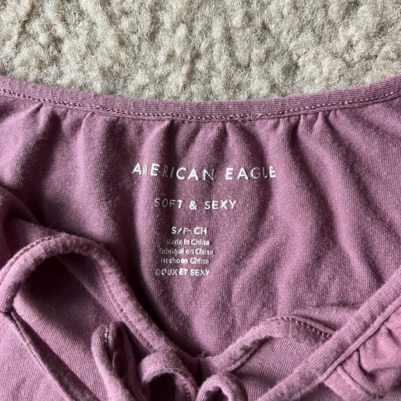 pink american eagle blouse - Picture 2 of 3